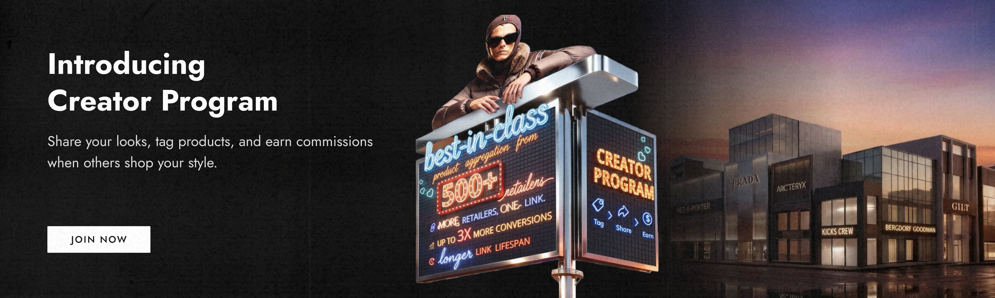 join our creator program